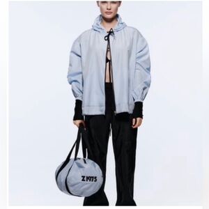 ZARA Casual Style Plain Raincoat Coats Wind Proof Jacket Size S